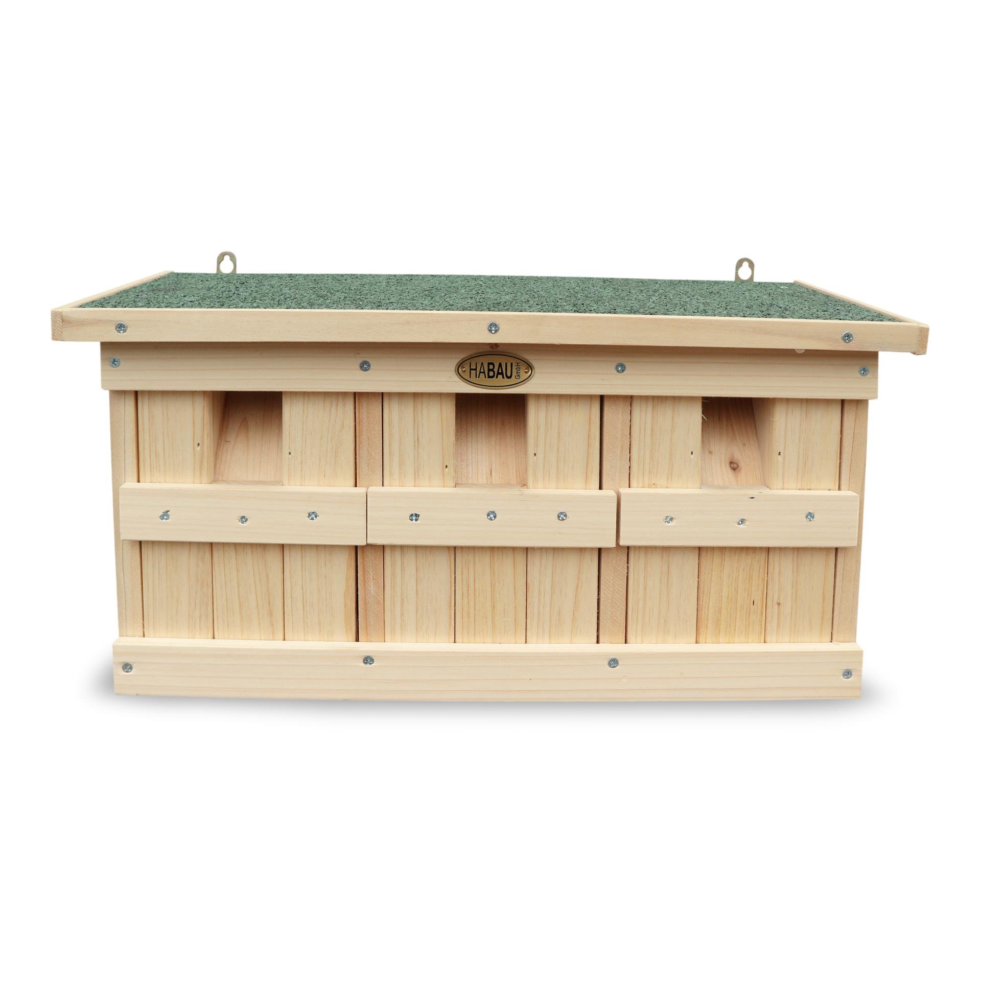 Spatzenhaus mit 3 Brutkammern 