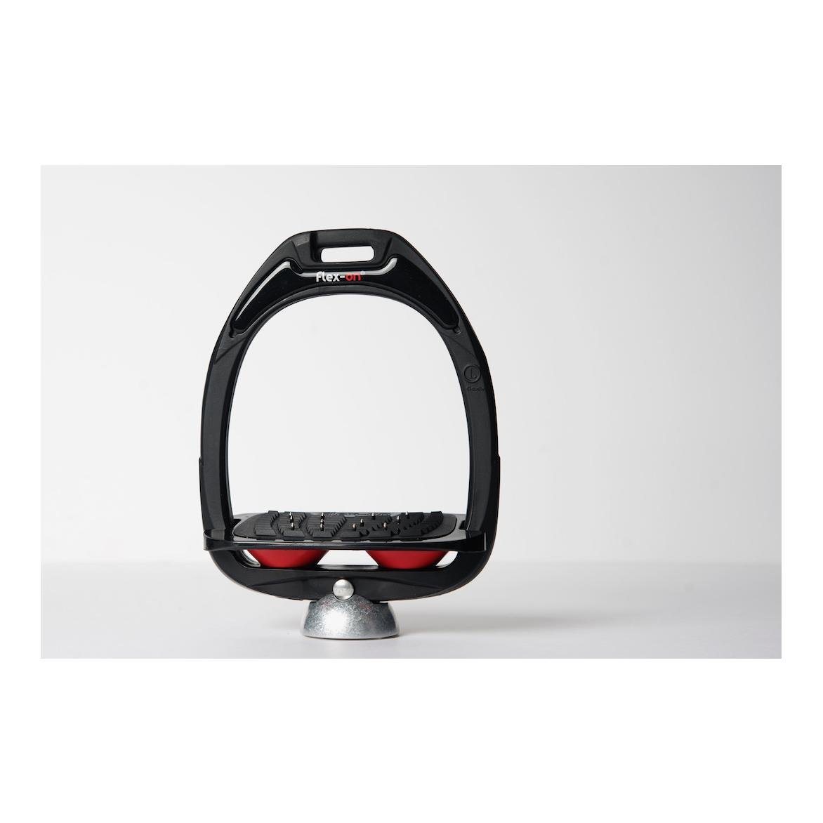 Étriers Green Composite - plateau incliné avec Ultragrip - noir/noir/rouge