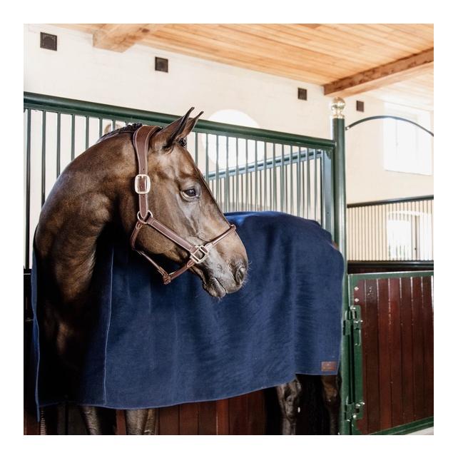 Fleecedecke Square Heavy 210x200cm - navy