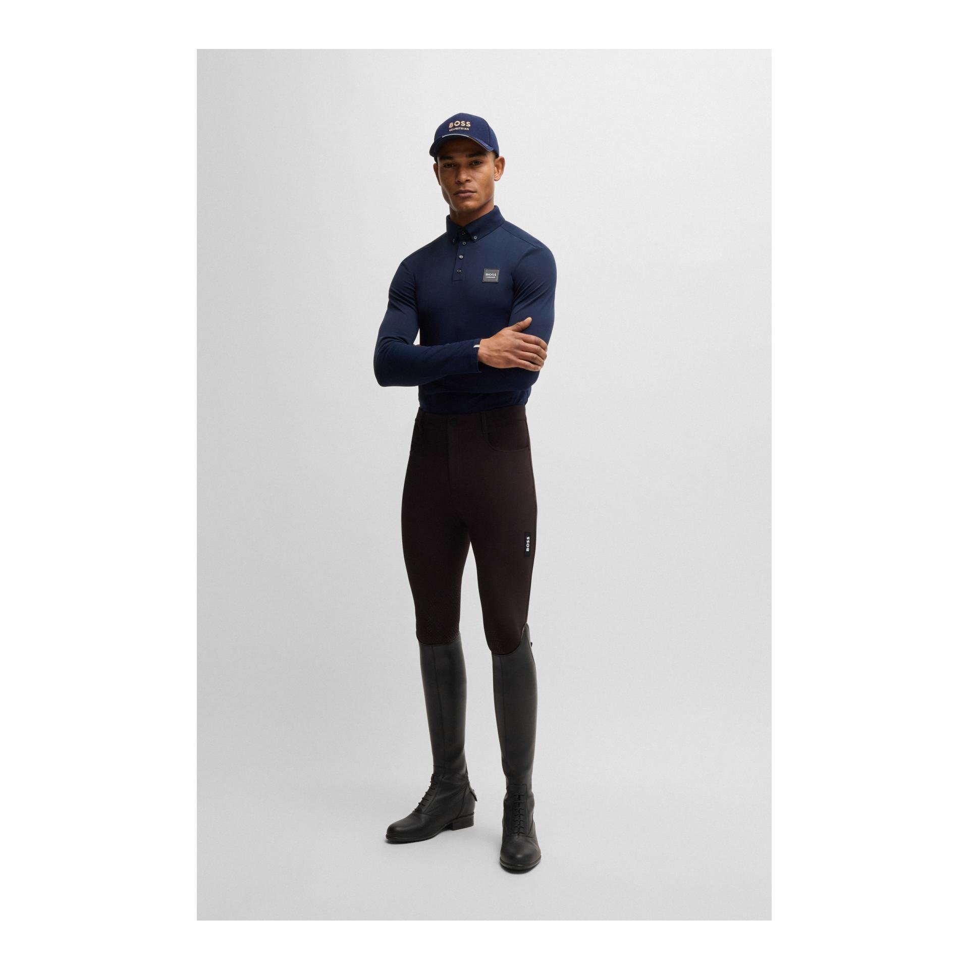 BOSS Equestrian Reithose James Kniebesatz