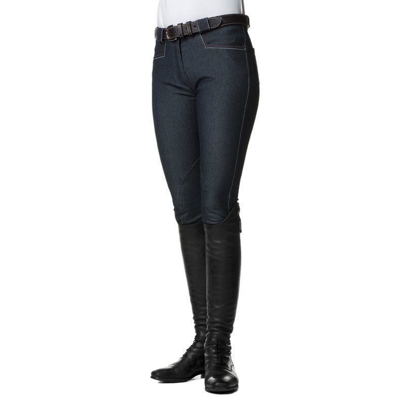 Reithose KLKelly Kniebesatz Damen - royal Reithose KLKelly Kniebesatz Damen - royal