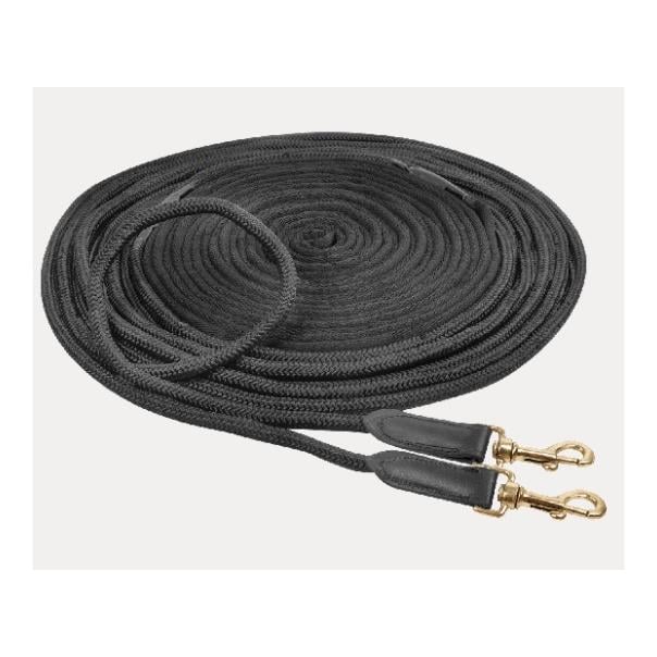 Doppellonge - schwarz Doppellonge - schwarz