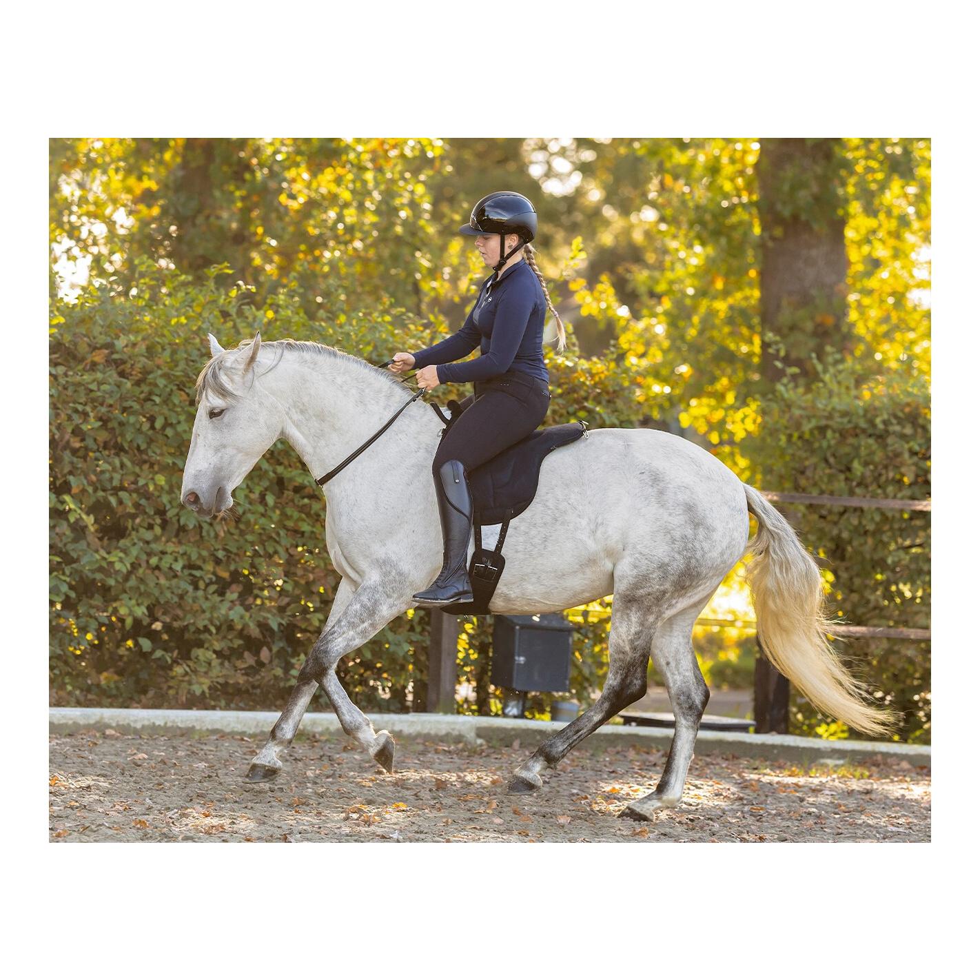 QHP Corde d’encolure en cuir Liberta