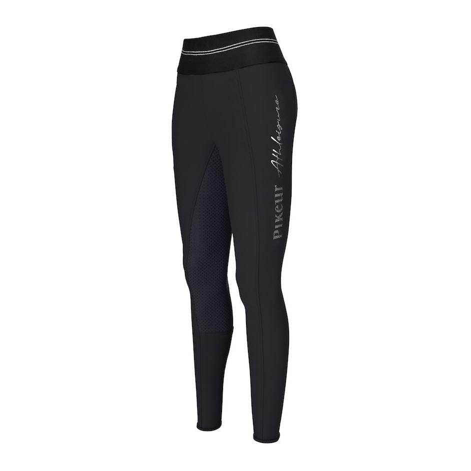 Leggings d'équitation pour dame Athleisure Gia avec garniture grip intégrale - noir Leggings d'équitation pour dame Athleisure Gia avec garniture grip intégrale - noir