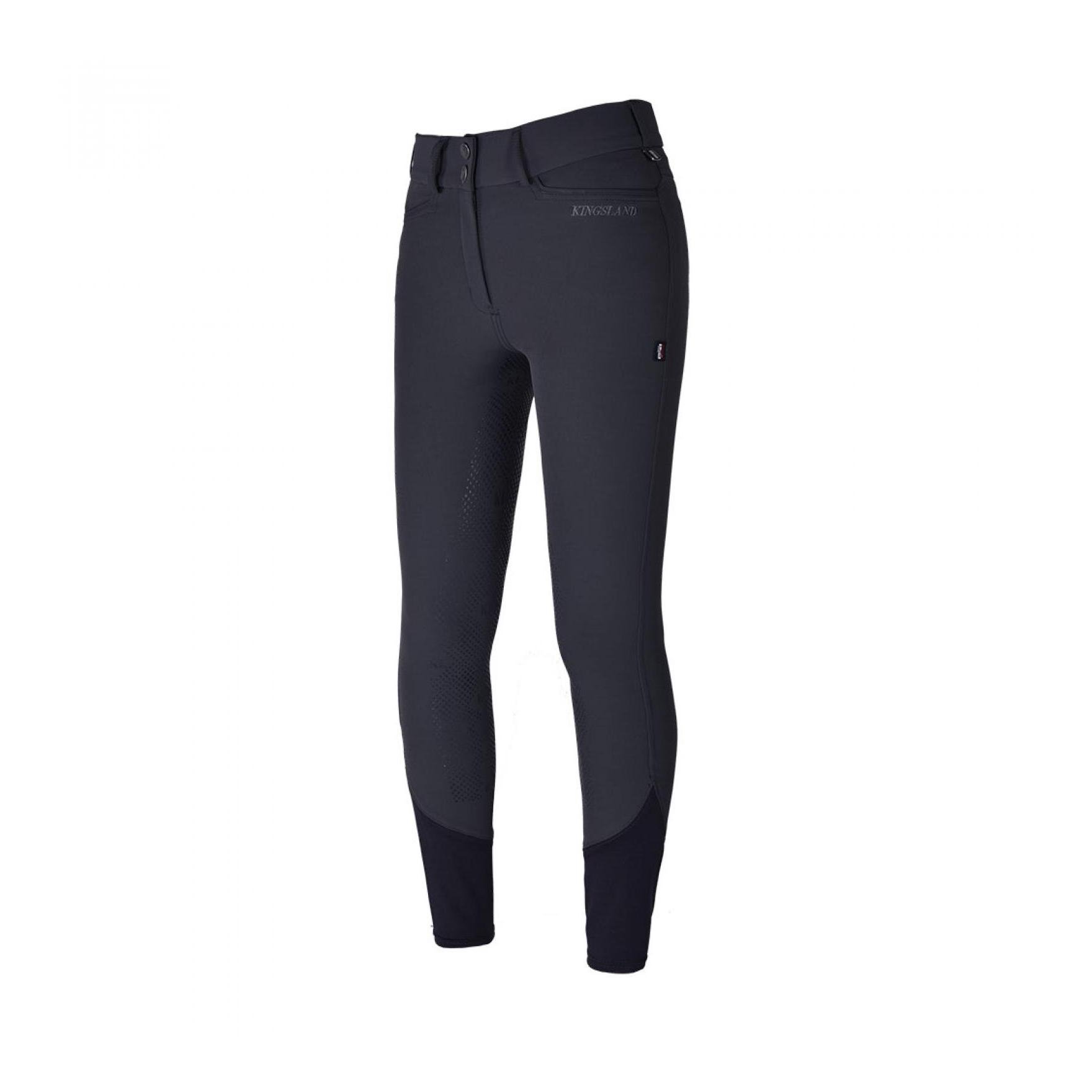 Reithose KLKadi Classic Vollgrip Damen - grau