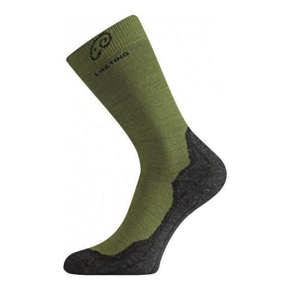 Chaussettes de trekking en mérinos WHI - vert/gris Chaussettes de trekking en mérinos WHI - vert/gris