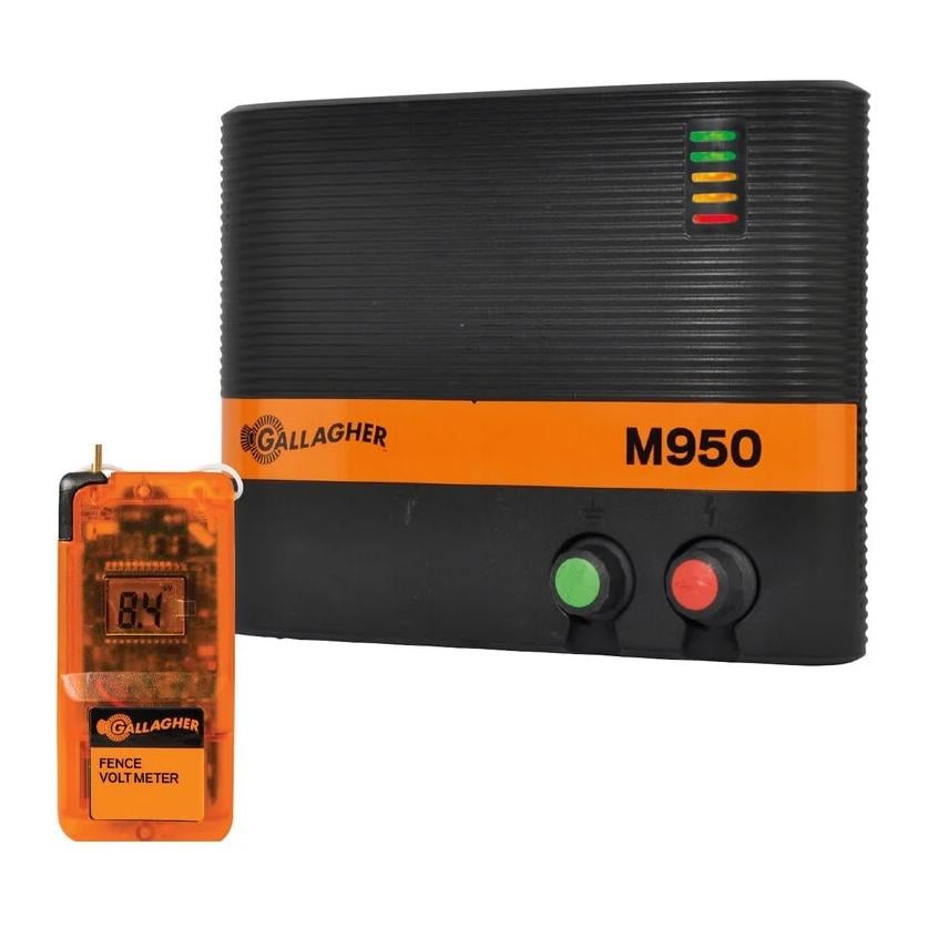 Gallagher M950 Weidezaungerät inkl. Digital Voltmeter - Schwarz -