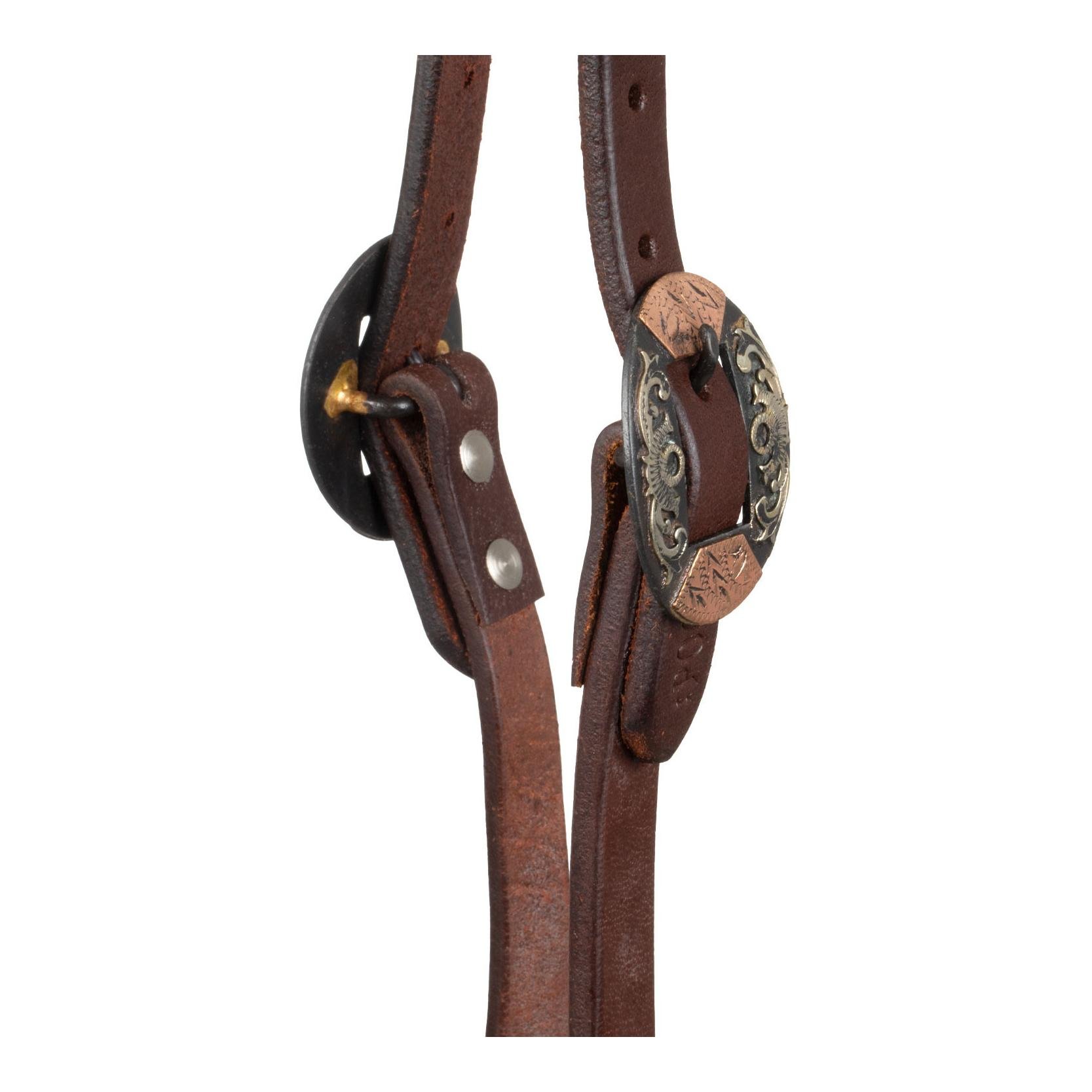 Pool's Westernzaum One-Ear German Buckles