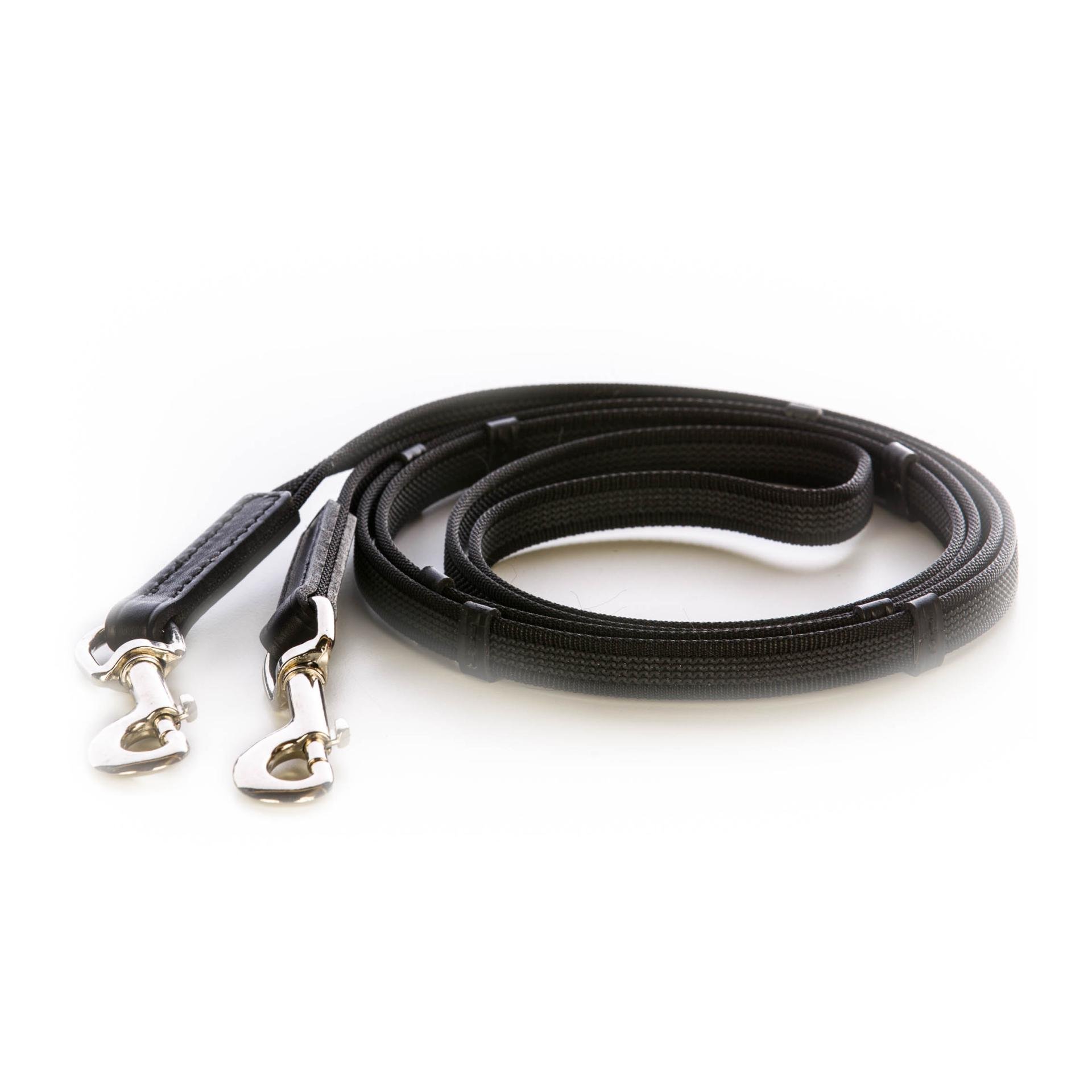 Anti-Rutsch-Zügel mit Stegen und Karabinern