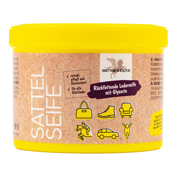 B&E Sattelseife mit Schwamm
