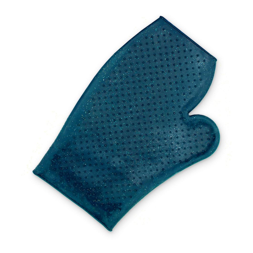 Souldogs Silikon Handschuh - Petrol Glitzer -