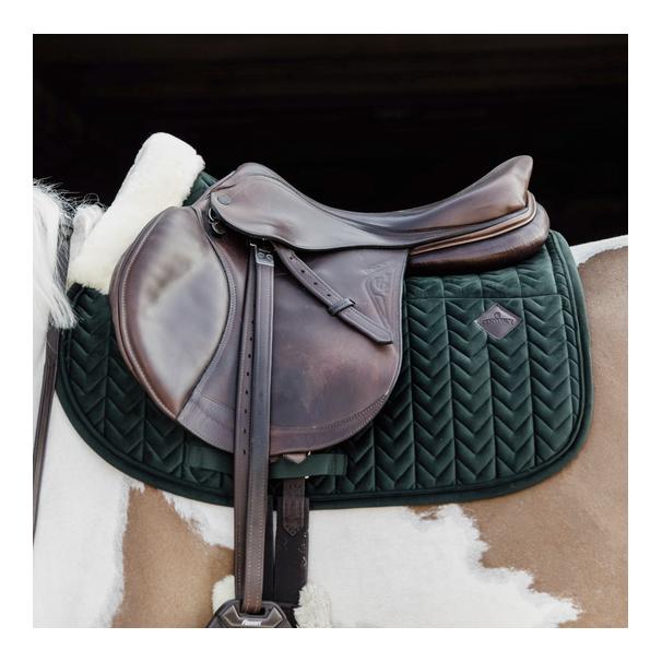 Schabracke Skin Friedly velvet - pine green Schabracke Skin Friedly velvet - pine green