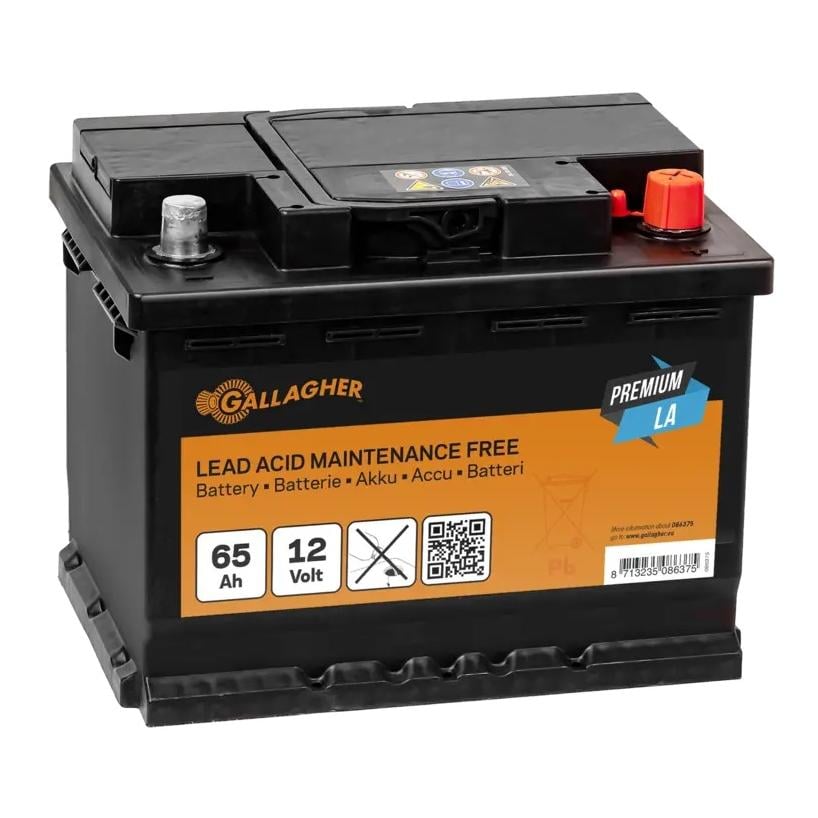 Gallagher Weidezaunakku 12V/65Ah Premium LA