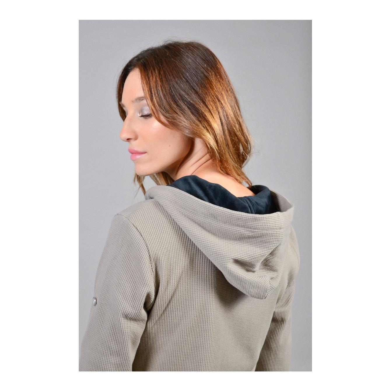 Hoodie Swai Damen - taupe