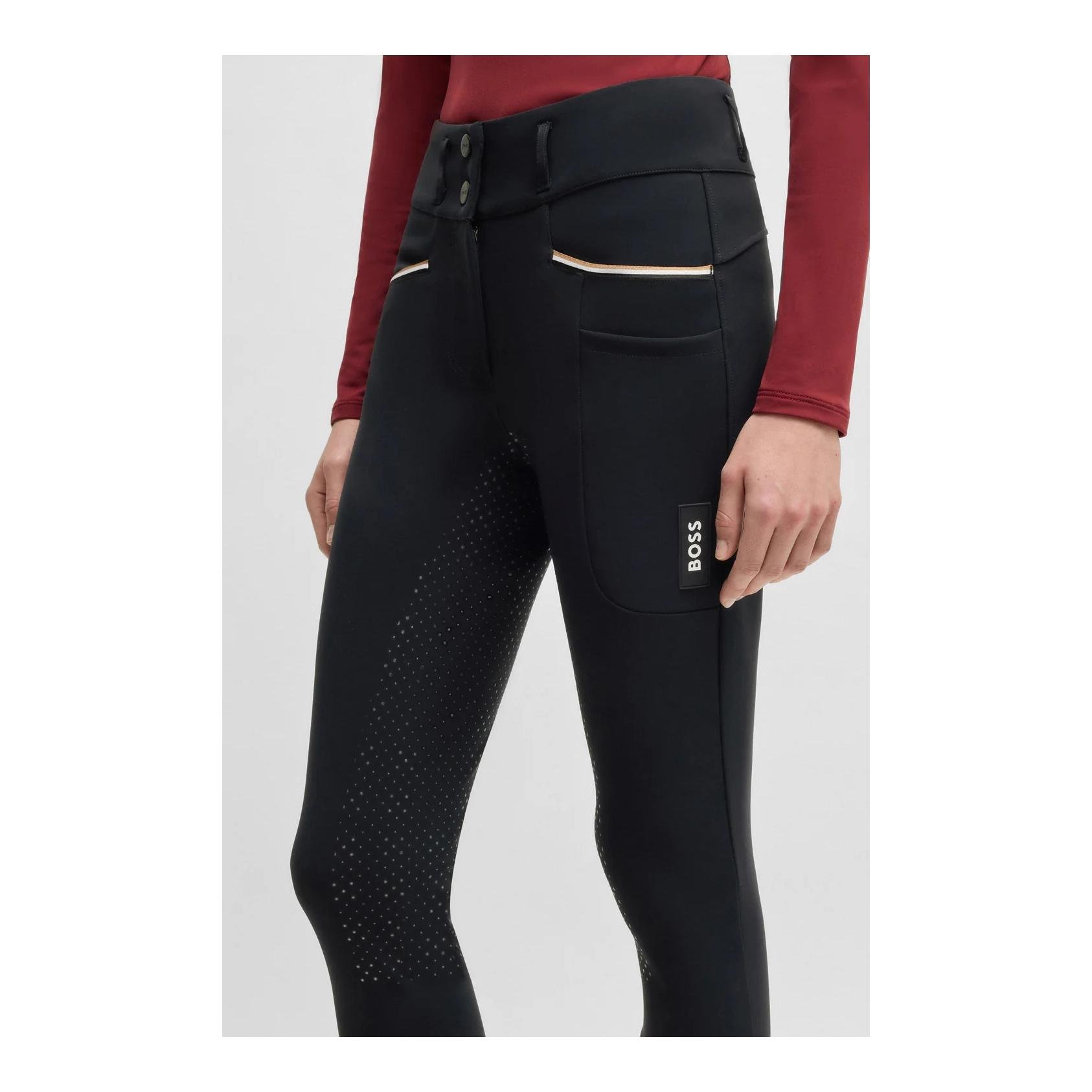 BOSS Equestrian Culotte d'équitation Hailey taille haute à fond intégral
