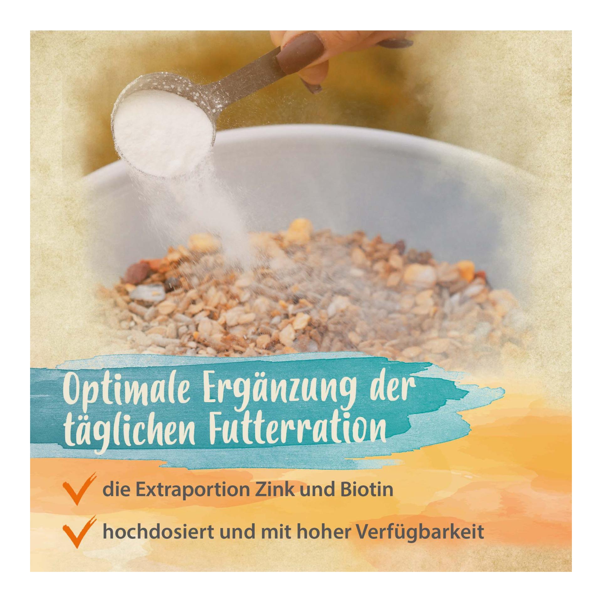 Biotin + Zink für Pferde - hochdosiert - verbessert Hufqualität & Hufwachstum Biotin + Zink für Pferde - hochdosiert - verbessert Hufqualität & Hufwachstum