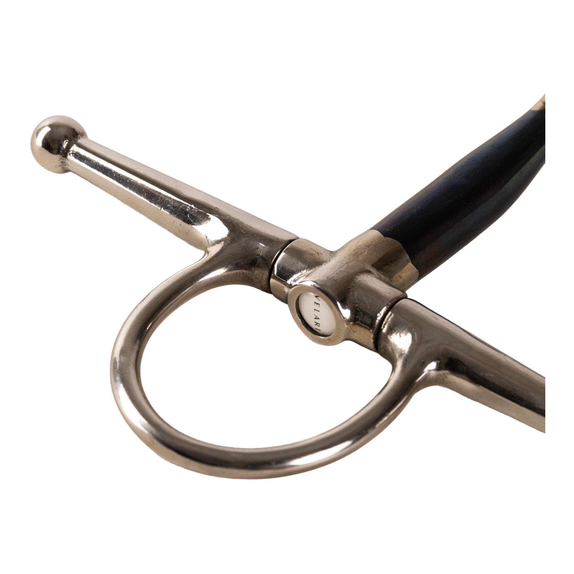 Velari Einfach gebrochene Schenkeltrense Sweet Iron 14mm