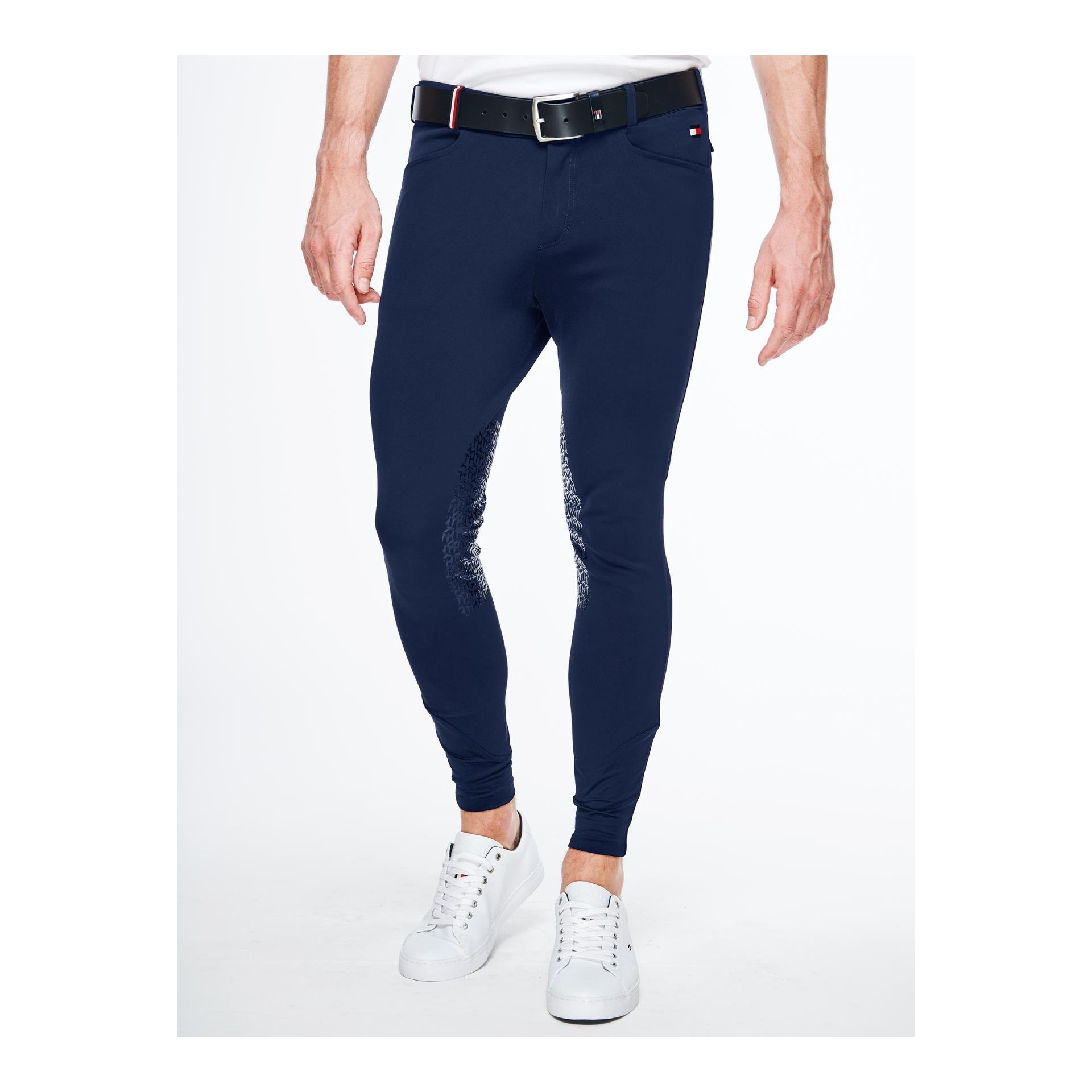 Pantalon d'équitation Performance avec grip au genou pour hommes - ciel désert