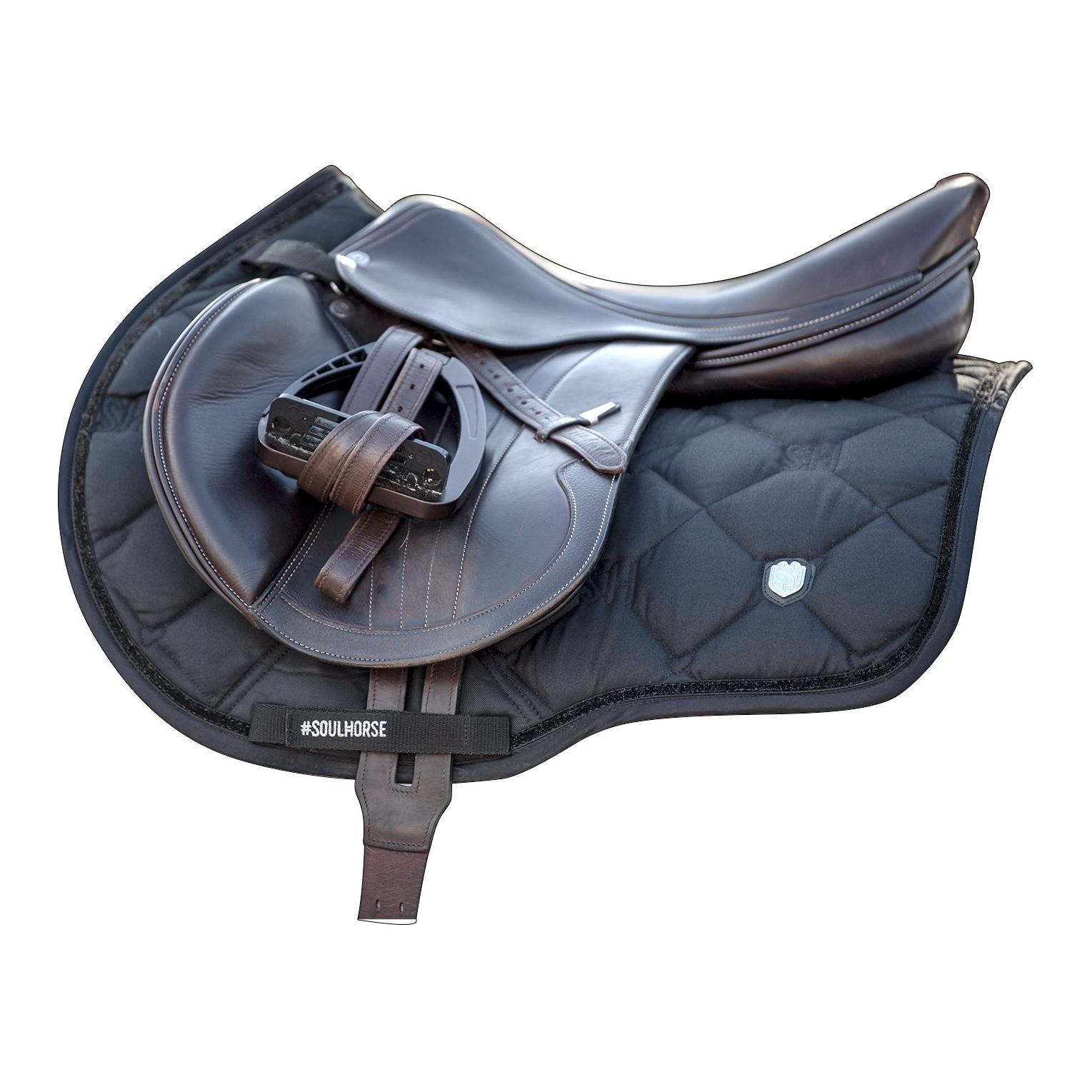 Soulhorse Schabracke VS/Springen "Black Glitter" - Schwarz -