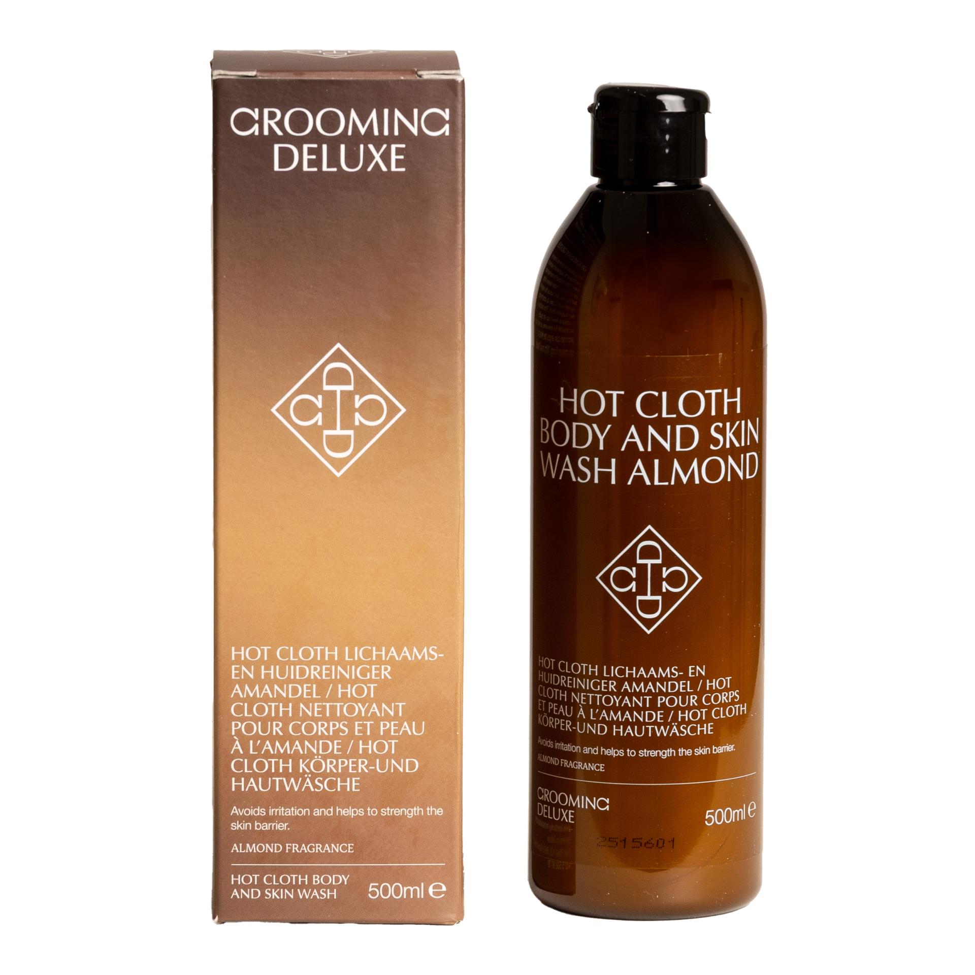 Grooming Deluxe Nettoyant chaud pour le corps et la peau – amande