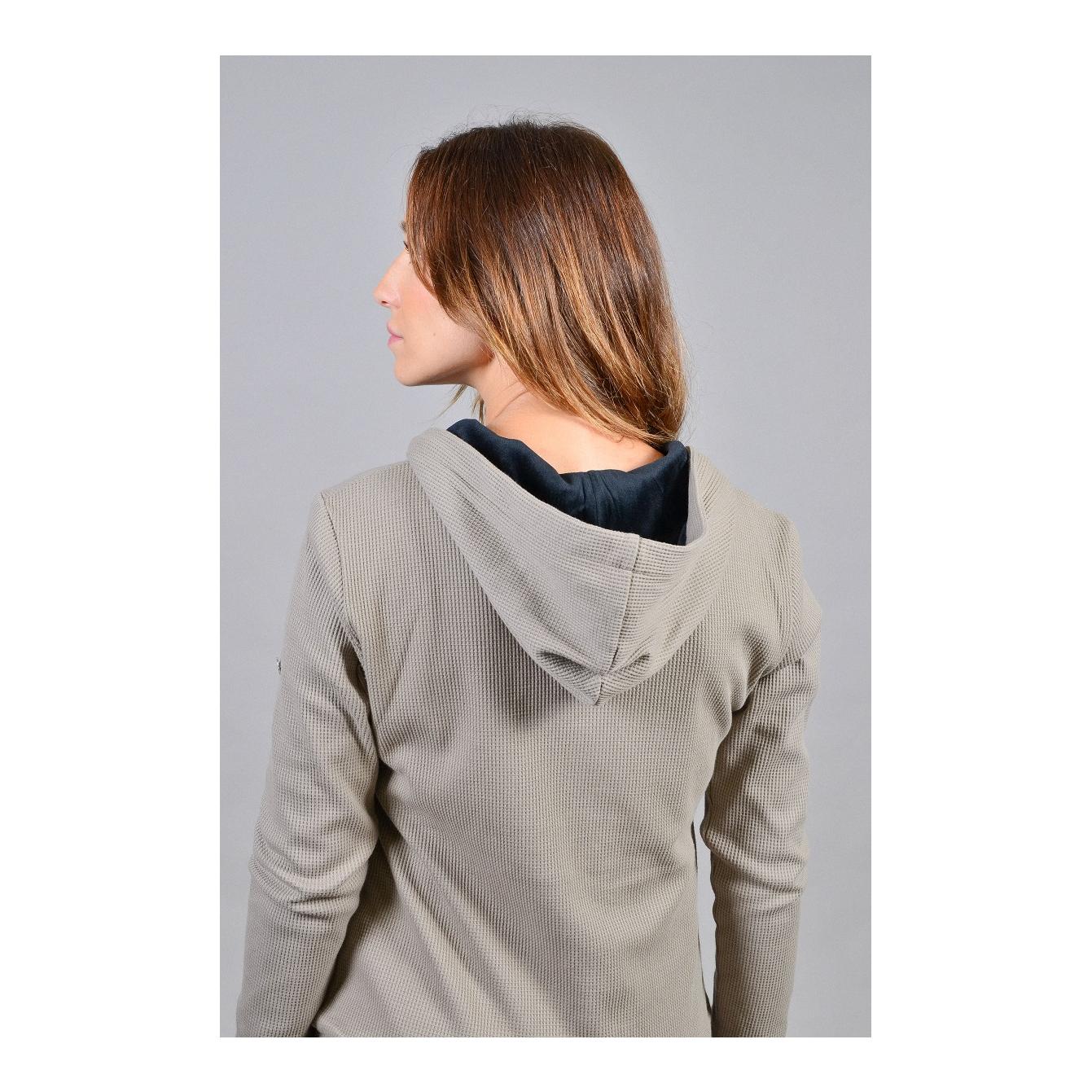 Hoodie Swai Damen - taupe