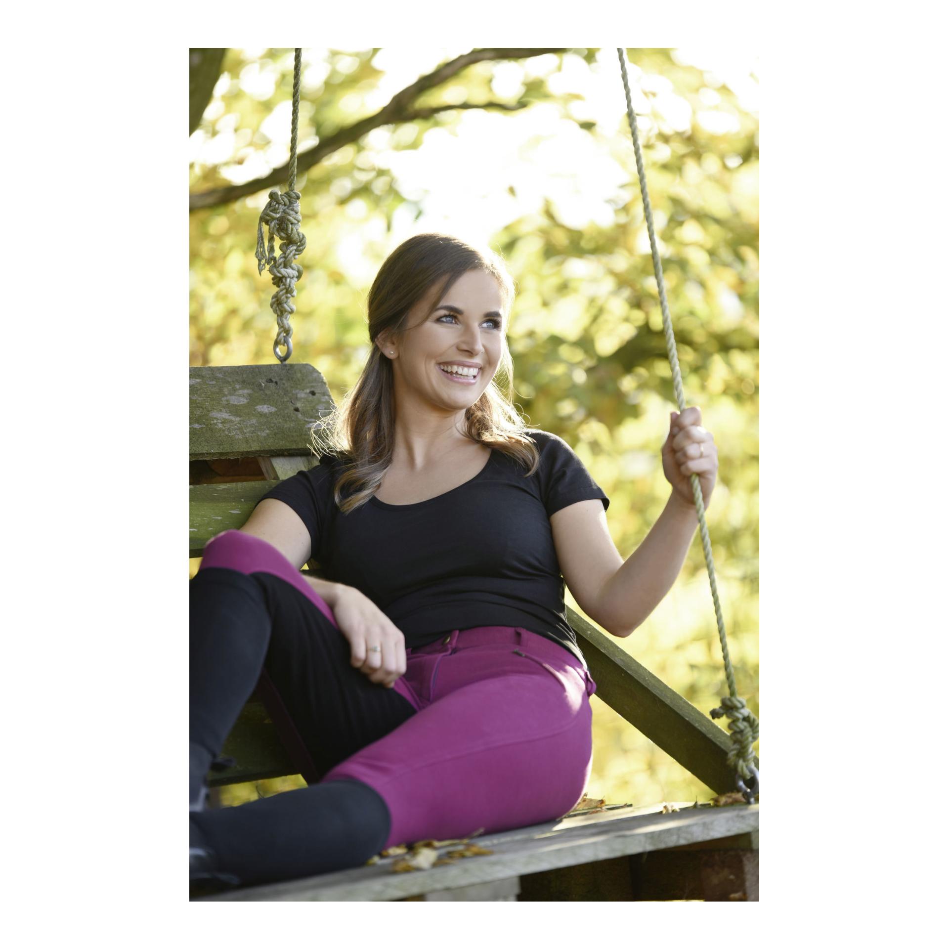 Economic Kinderreithose Vollbesatz - brombeer