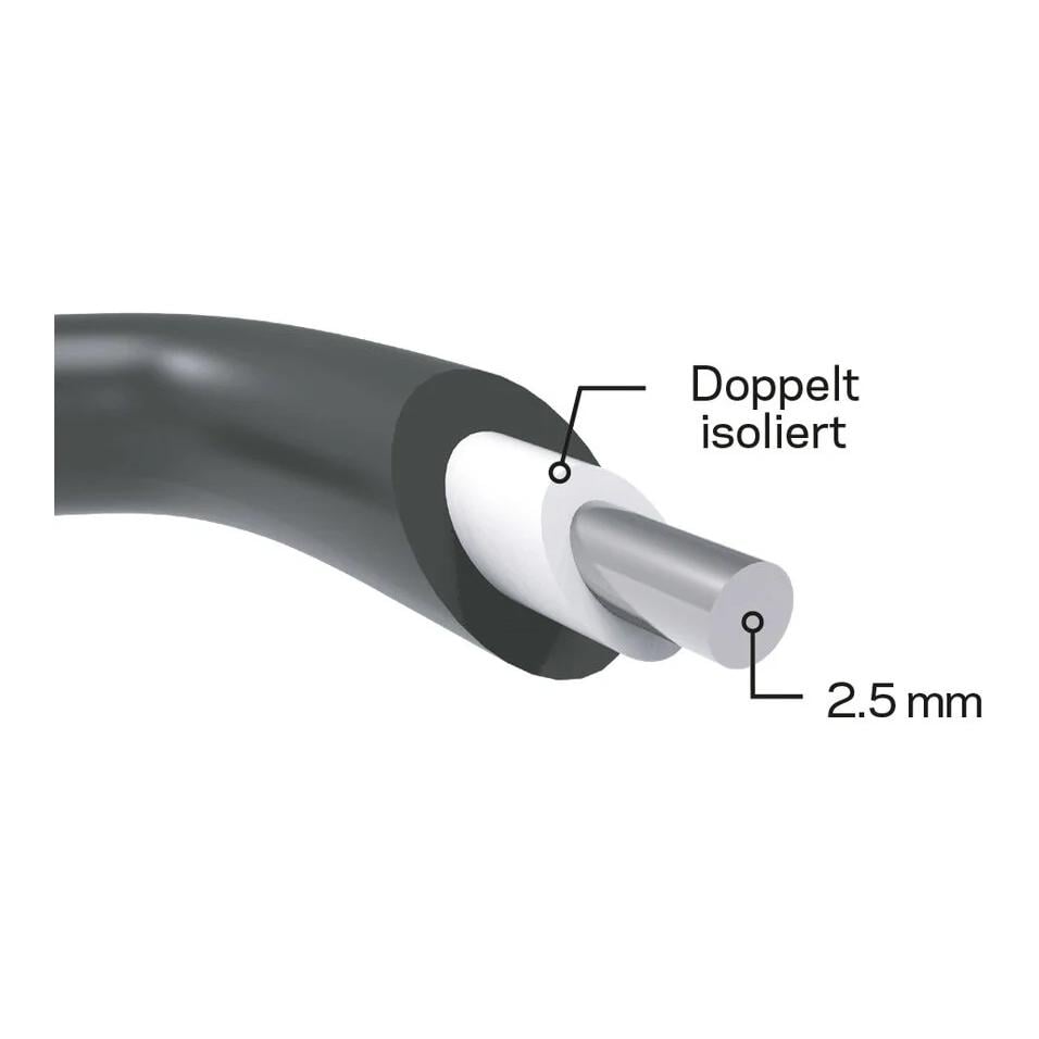 Erd-/ Zuleitungskabel ø2.5 mm Erd-/ Zuleitungskabel ø2.5 mm