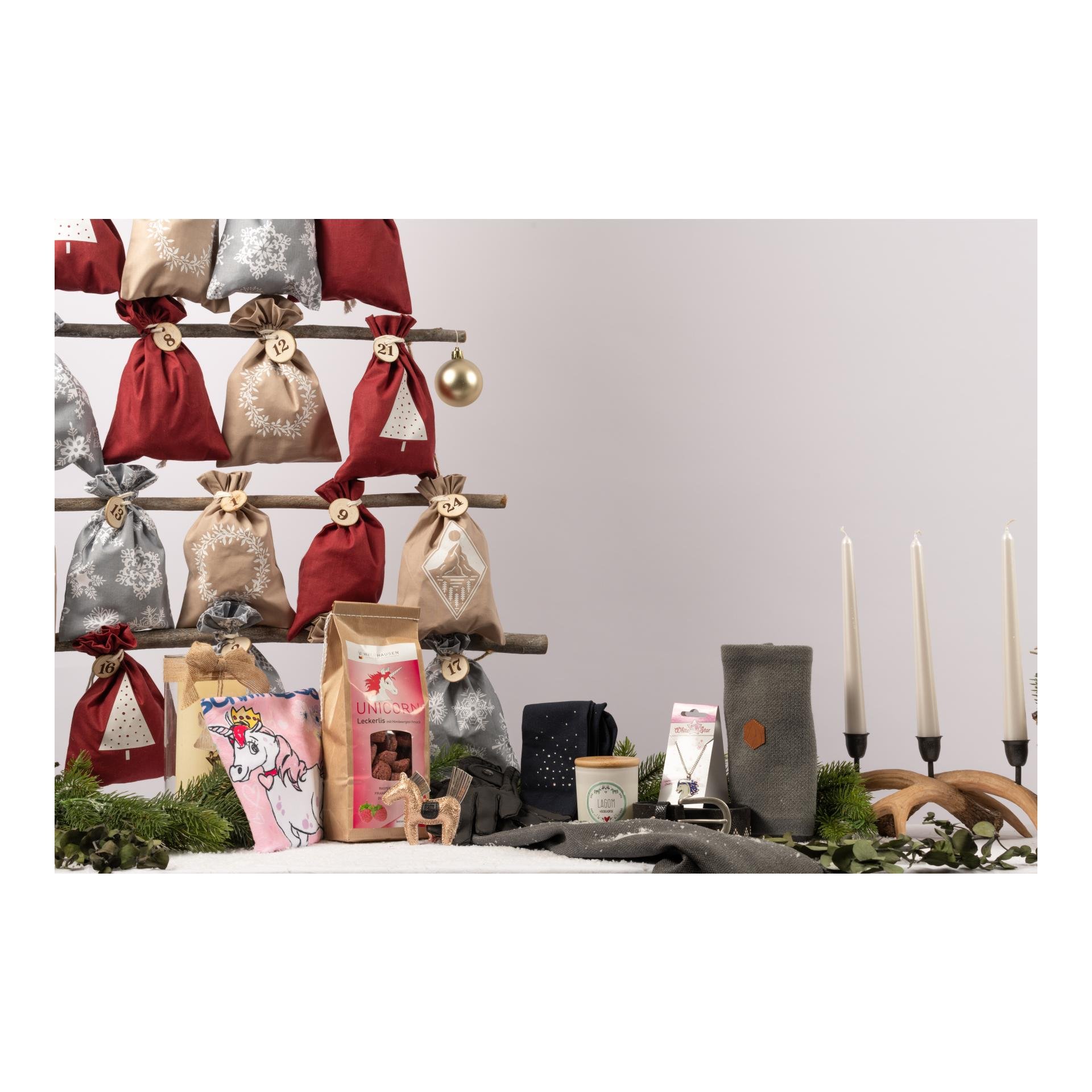 2er-Set Adventskalender Beutel Your Christmas mit Weihnachtsbaum-Leiter 2er-Set Adventskalender Beutel Your Christmas mit Weihnachtsbaum-Leiter