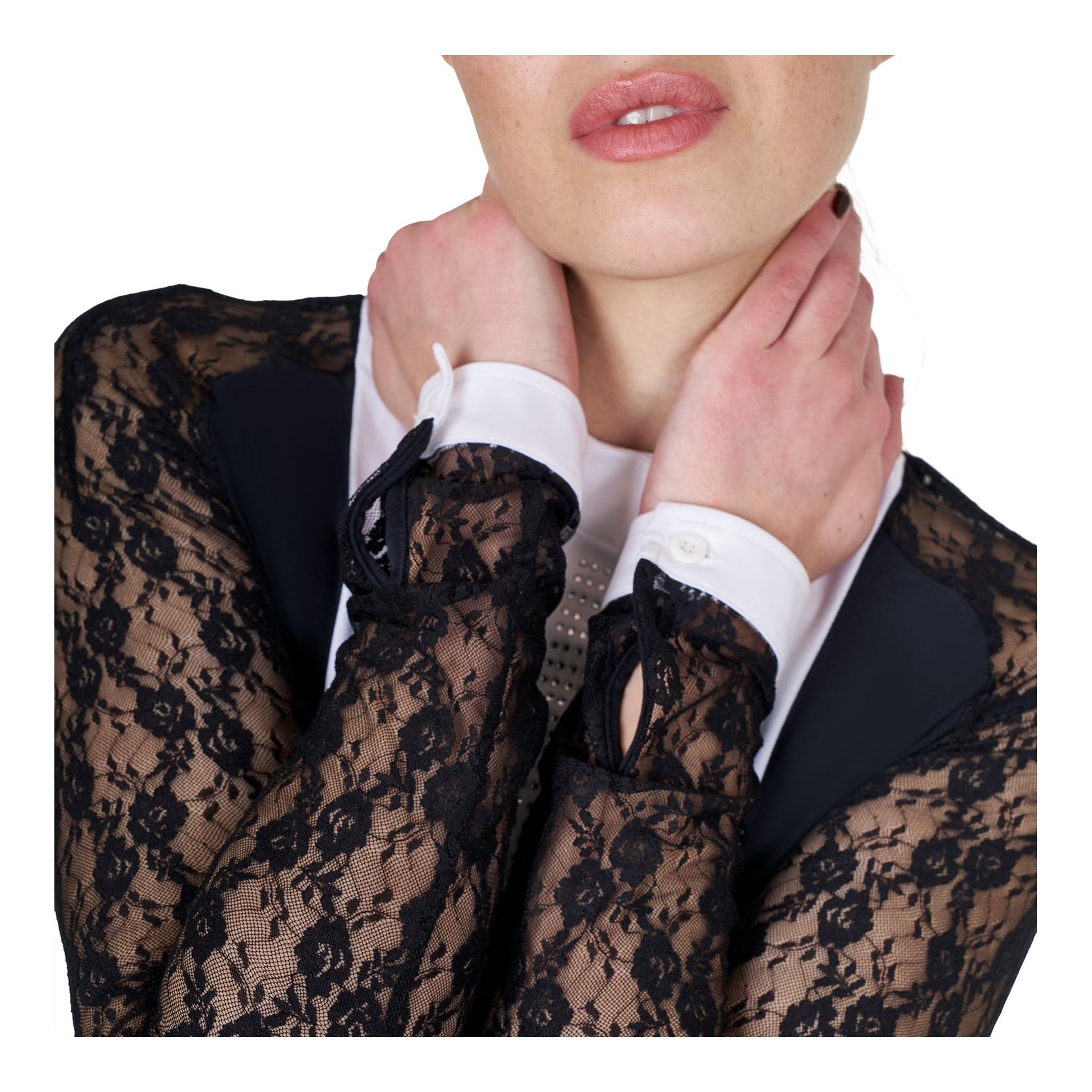 Turniershirt Spitze Langarm Damen