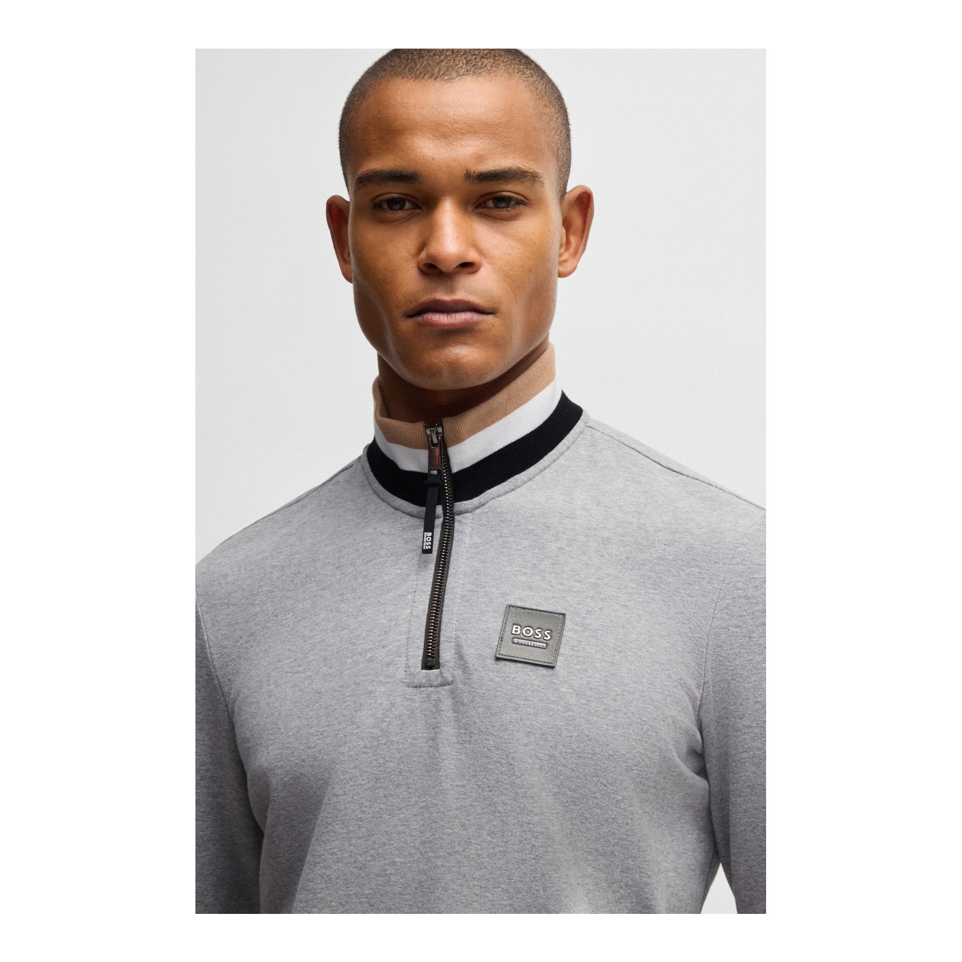 Pullover Troyer Stehkragen