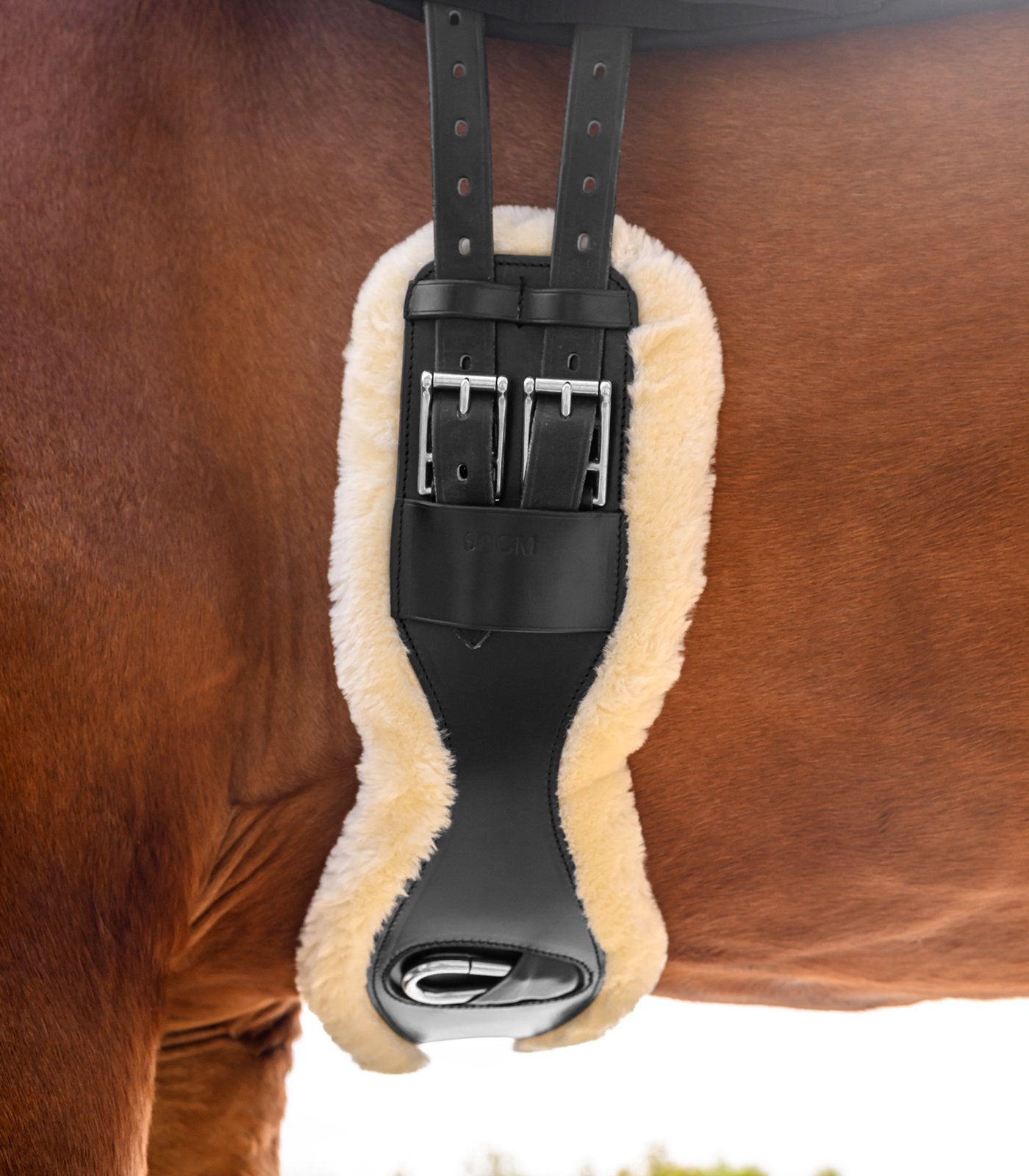 Lederkurzgurt mit ECO Wool