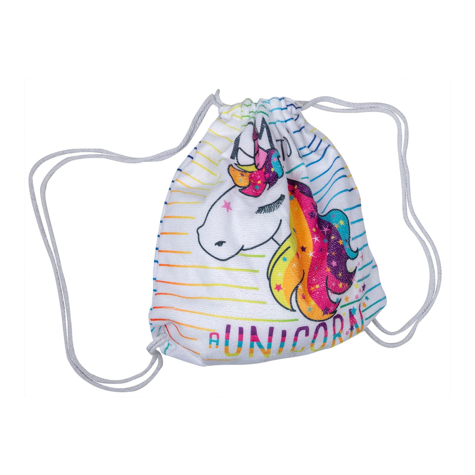 Strandtuch Einhorn mit Rucksackfunktion