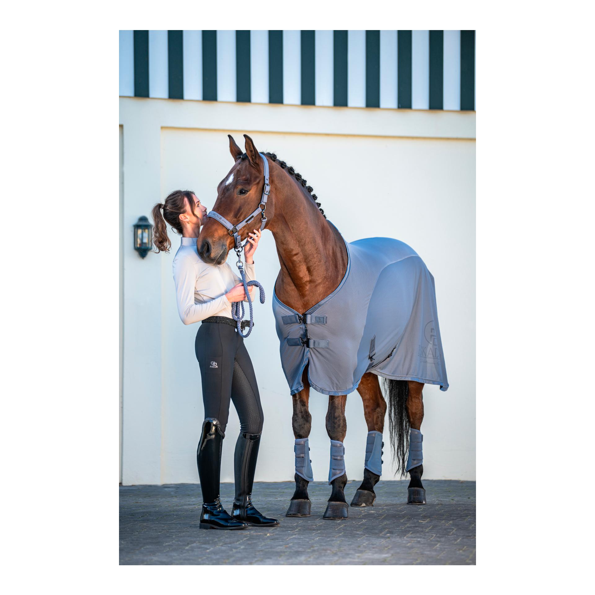 Eskadron Halfter SPARKLE DOUBLE PIN Platinum 26 S/S