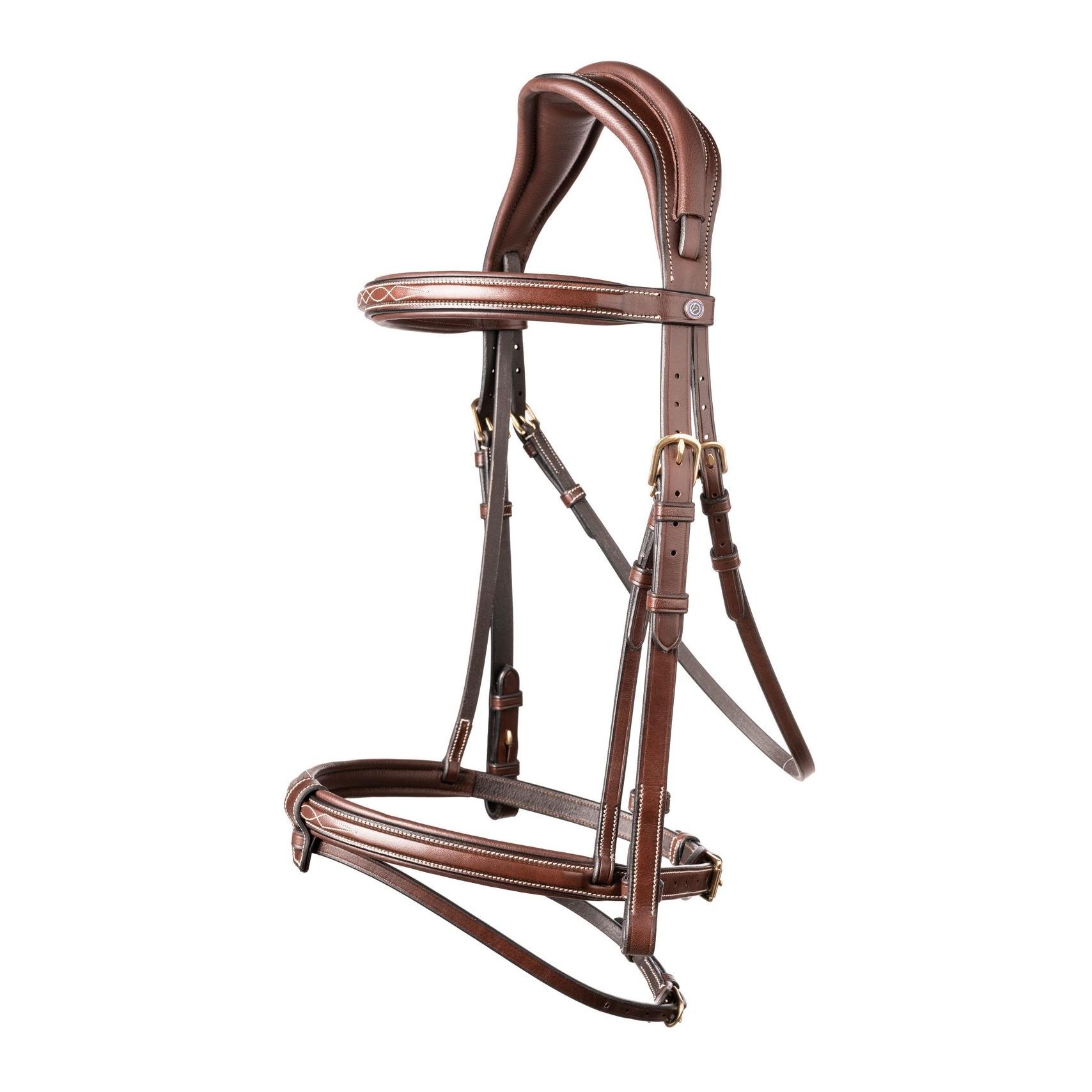 Bridon Geneva, combiné anglais & muserolle amovible Bridon Geneva, combiné anglais & muserolle amovible