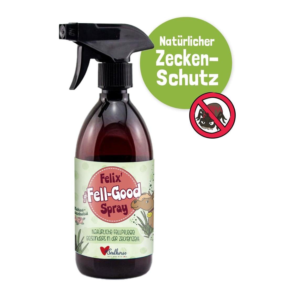 Felix' Fell-Good-Spray | Fellpflege in der Zeckenzeit Felix' Fell-Good-Spray | Fellpflege in der Zeckenzeit