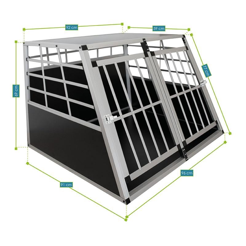 Hundetransportbox aus Aluminium Grösse XL Hundetransportbox aus Aluminium Grösse XL