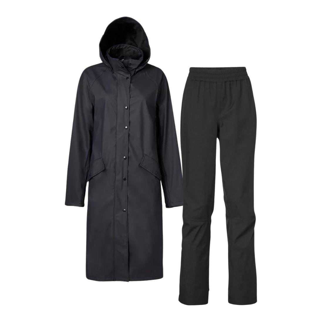 Regenset Regenmantel Mindy Damen + Überziehhose Force Cover