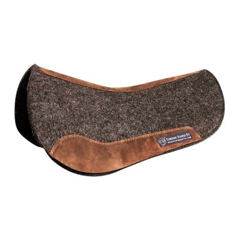 Amortisseur en feutre de laine Jupe ronde - marron