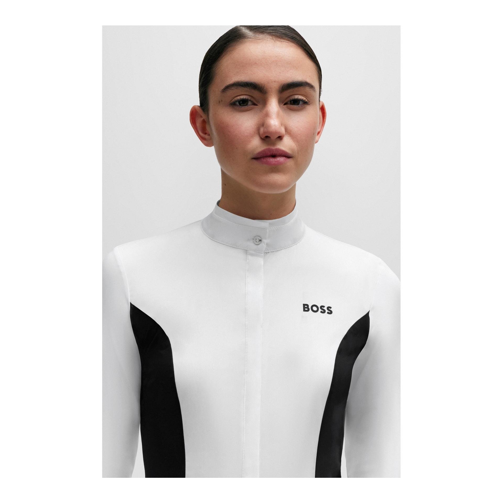 Turnierbluse Emma Flower Print Damen 