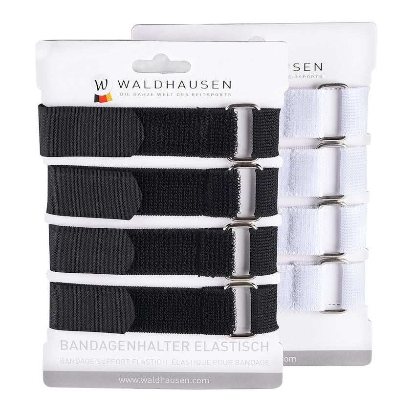 Waldhausen Klett-Bandagenhalter 4er Set - schwarz
