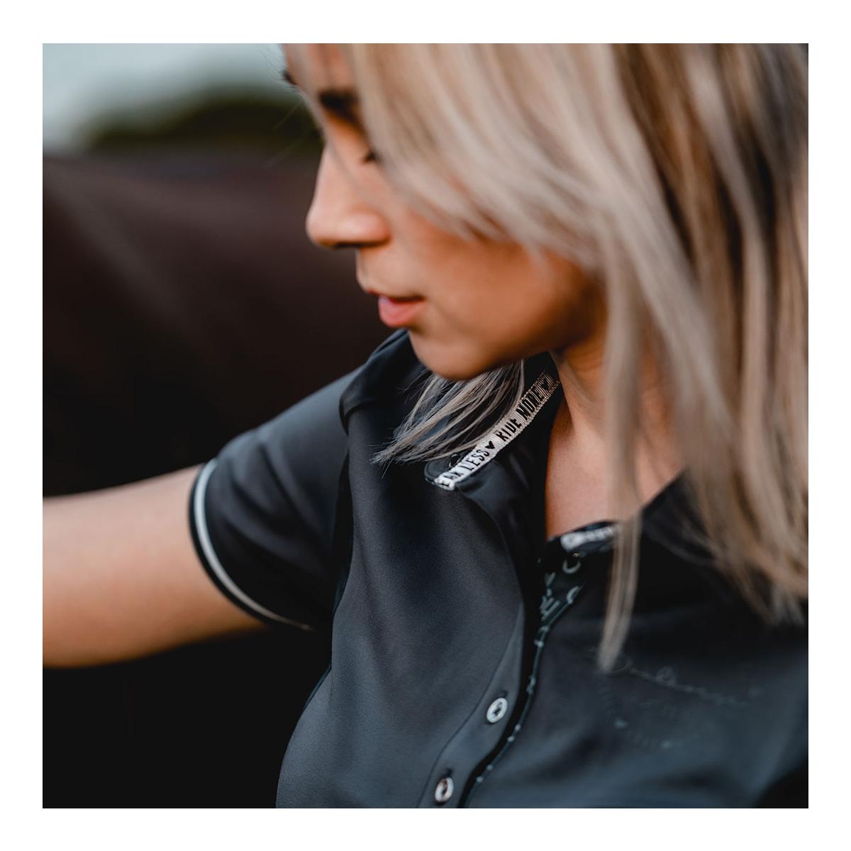 Monogramm Poloshirt “stone” Damen Monogramm Poloshirt “stone” Damen