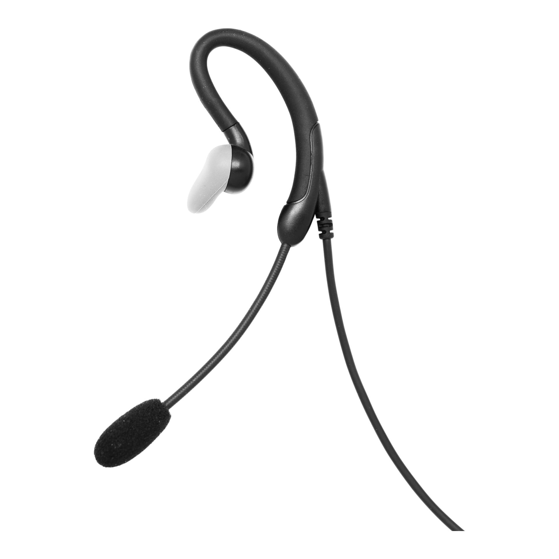 ONWELL Mono Headset mit Schwanenhalsmikrofon