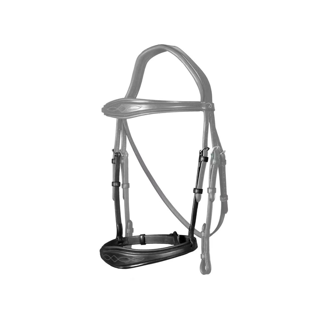 Anatomic noseband without flash