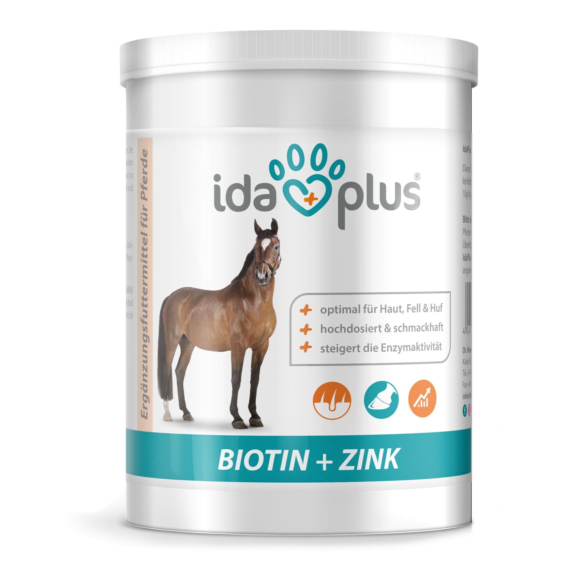 Biotin + Zink für Pferde - hochdosiert - verbessert Hufqualität & Hufwachstum Biotin + Zink für Pferde - hochdosiert - verbessert Hufqualität & Hufwachstum