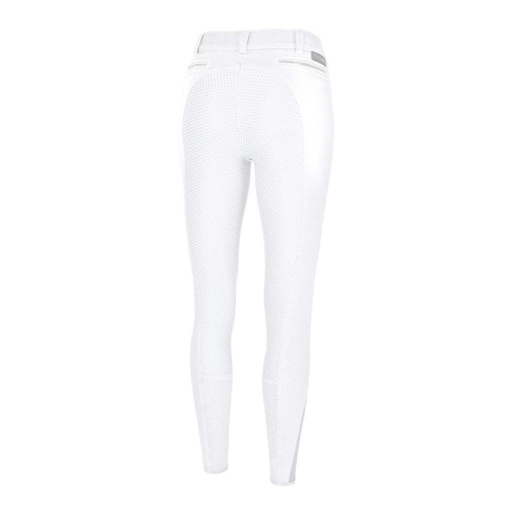 Reithose Darjeen Jeans Vollgrip Damen - weiss