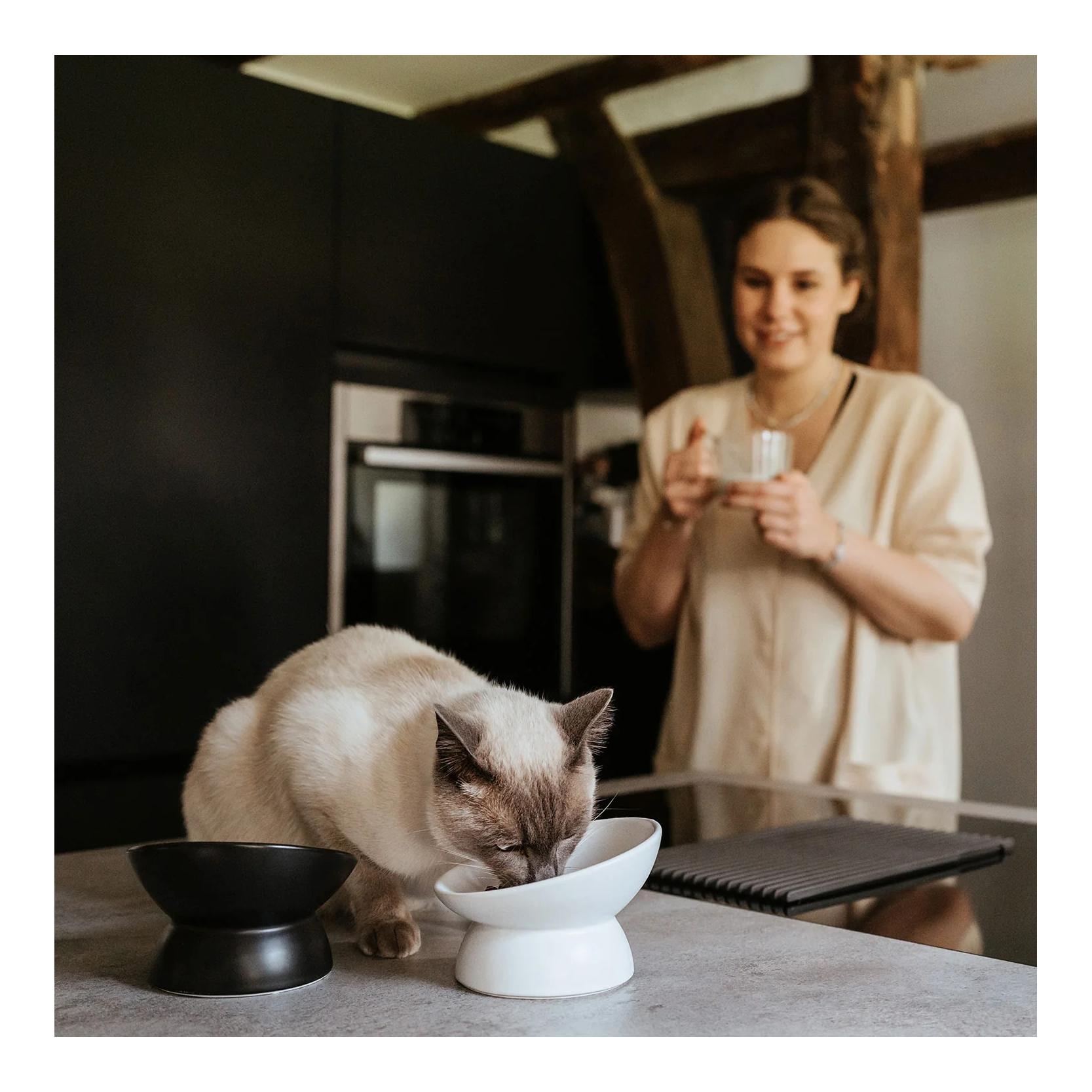 Stylecats by Hunter Gamelle pour chat en céramique Langa