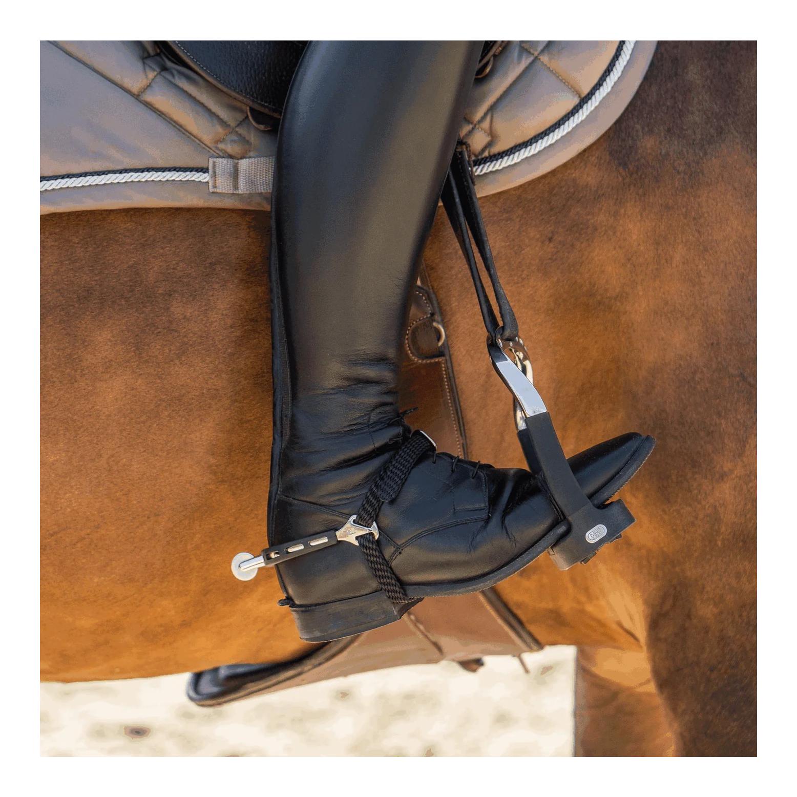 Sprenger Sporen ULTRA fit Extra Grip - Edelstahl rostfrei, 30 mm abgerundet mit grossem Ballrad