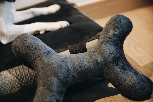 Dog Toy "Bone" - gris