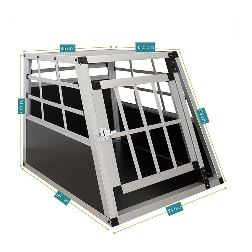 Hundetransportbox aus Aluminium Grösse M Hundetransportbox aus Aluminium Grösse M
