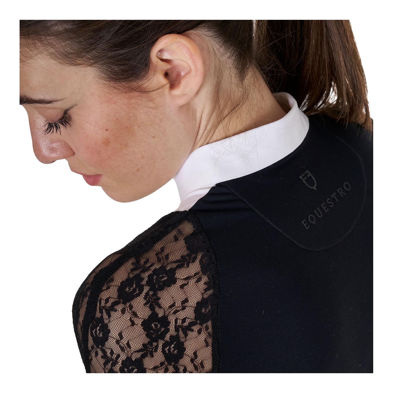 Turniershirt Spitze Langarm Damen